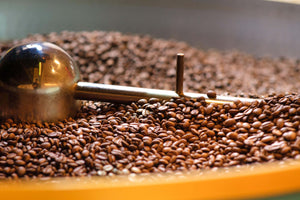 Kaffee in der Rösttrommel