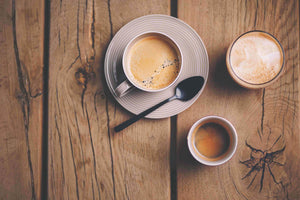 Espresso, Cappuccino und Milchkaffee