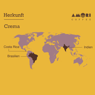 AMORI Espresso Crema - Herkunft