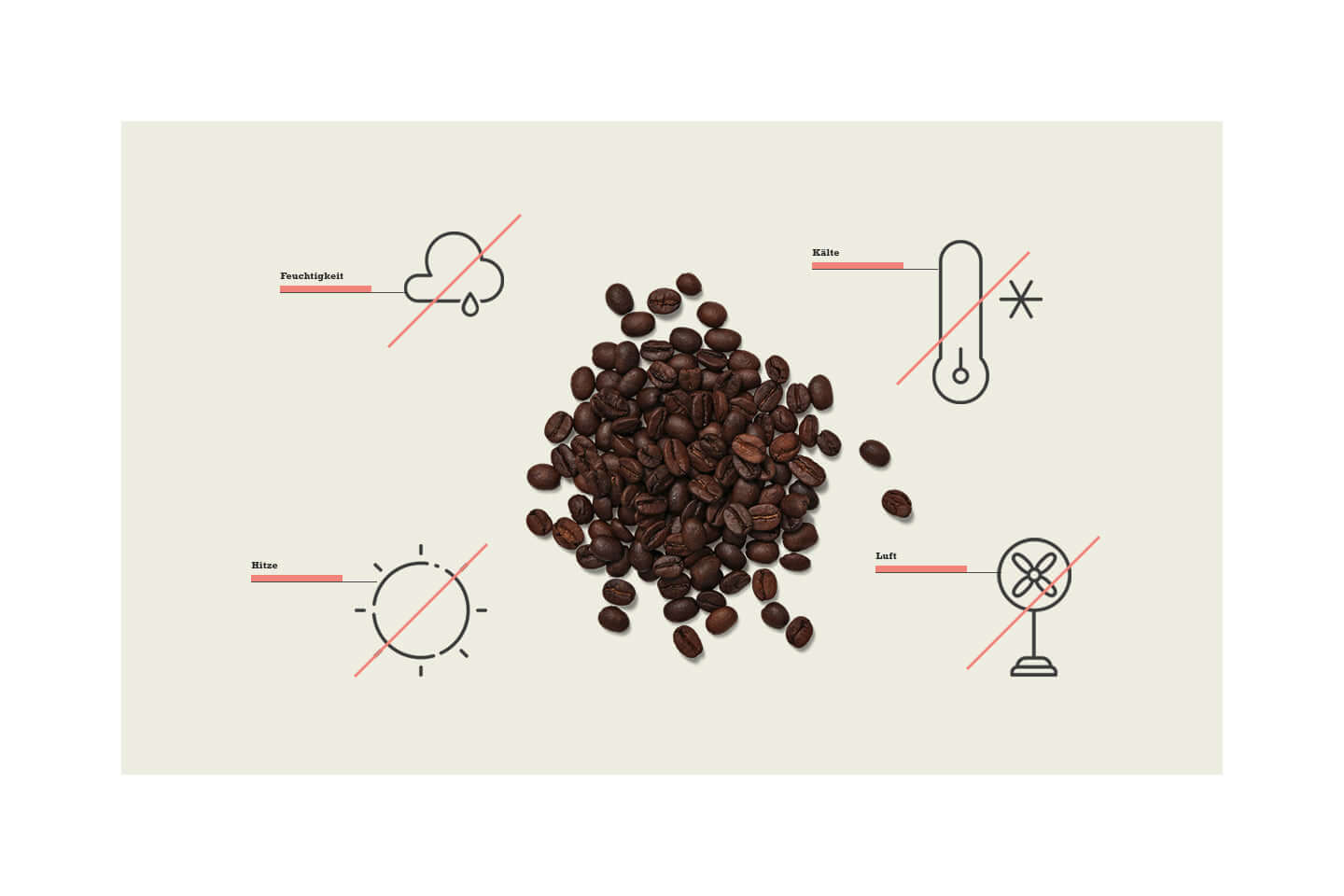AMORIPEDIA Info über Lagerung des Kaffees
