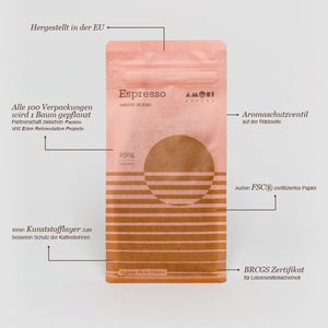 AMORI Espresso: Die Vorteile unserer Verpackungen