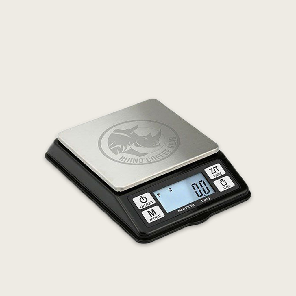 Rhino Timer Dosing Scale von Rhino – präzise Kaffeewaage mit Timer & Tara