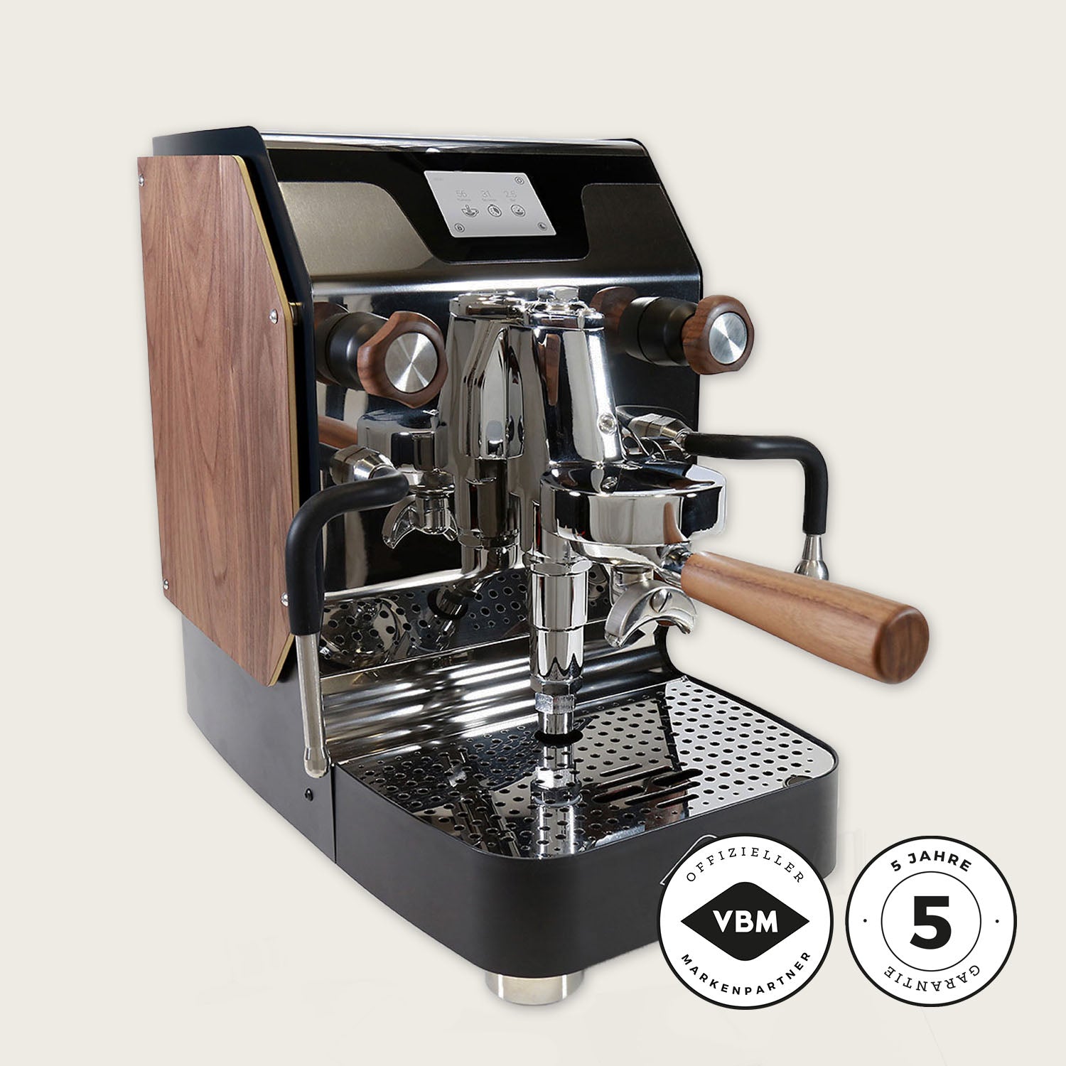 VBM New Domobar Super EPP Coffee Edelholz Edition - Nussbaum