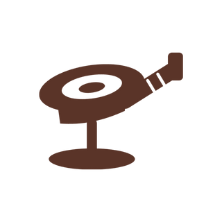 Icon eines Wasserfilter-Adapters mit seitlichem Anschluss
